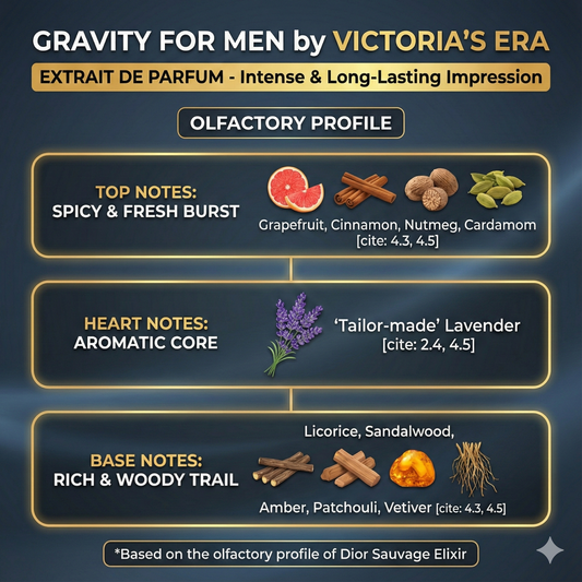 Gravity | Extrait de Parfum for Men | Fresh Spicy & Woody Aromatic Fragrance