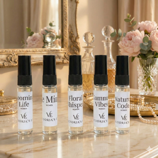 Blooming Life, Be Mine, Floral Whispers, Tommy Vibes & Natures Code Testers - 5 ml each